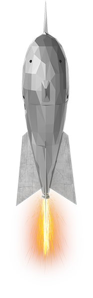 Desenho de um foguete