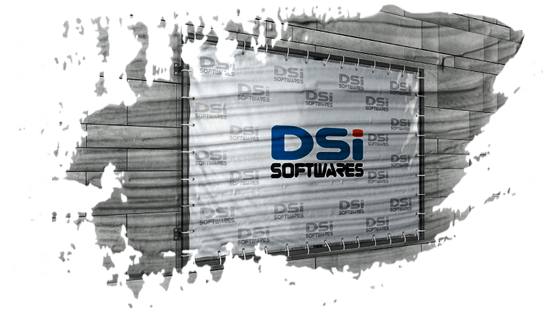 Banner com a logo da DSI, antigo nome da empresa Elevor.